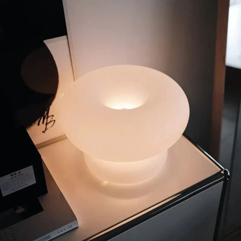 Maki Svamplampa - Vit Bordslampa