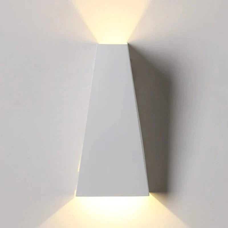 10W Vattentät LED Vägglampa Armatur med Dubbelhuvuden för Inomhus- och Utomhusväggljus