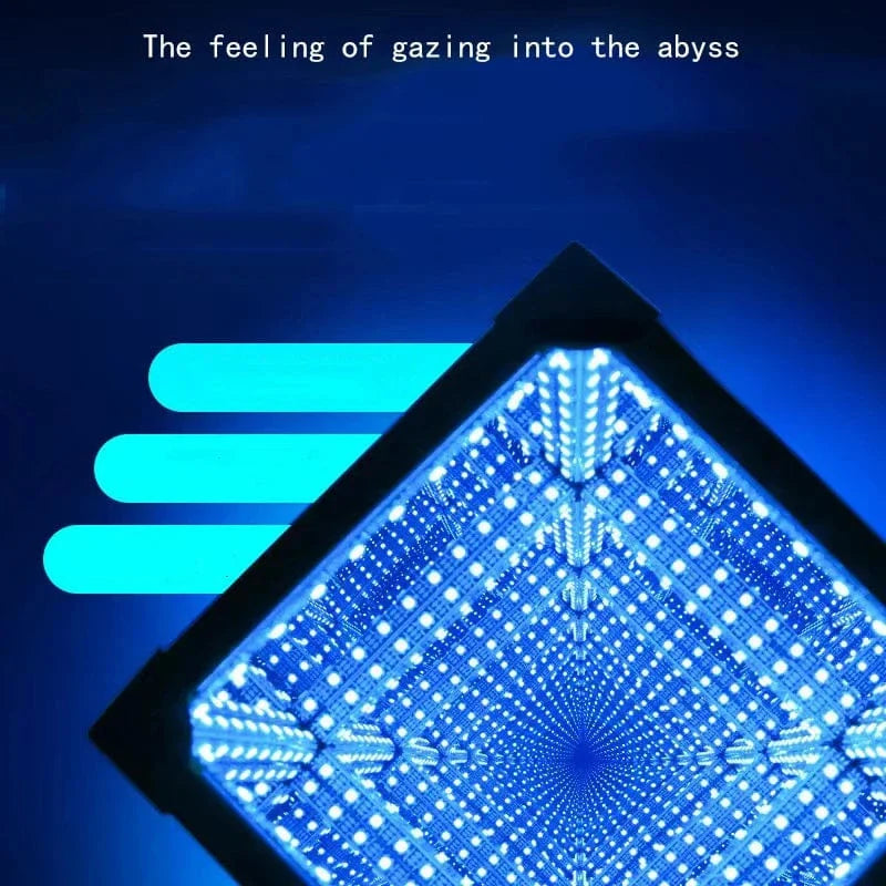 3D Kub Abyss Skrivbord Atmosfär Ljus