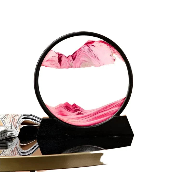 3D Sandur H glaskropp Rörlig Sand