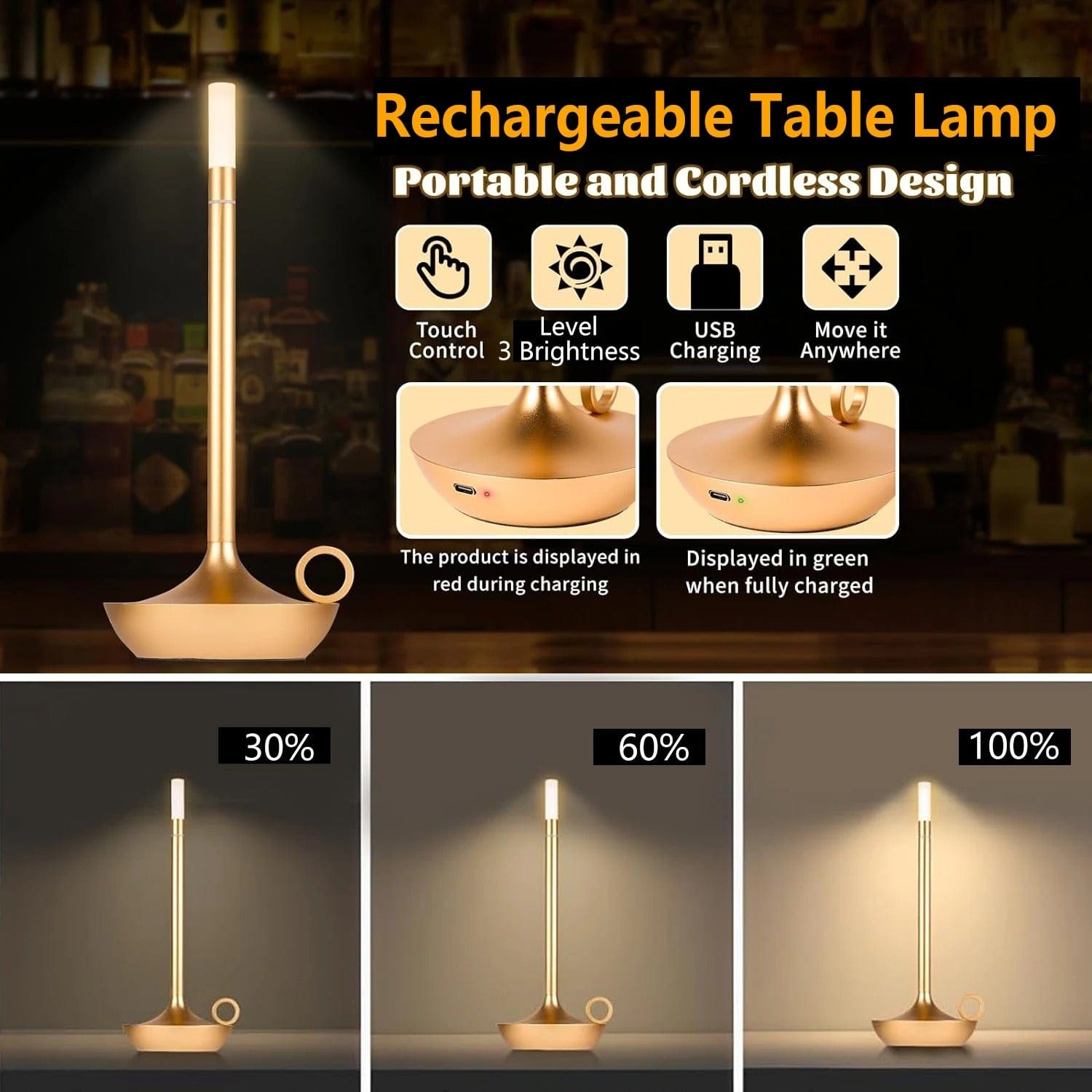 Kandelaber Bordslampa