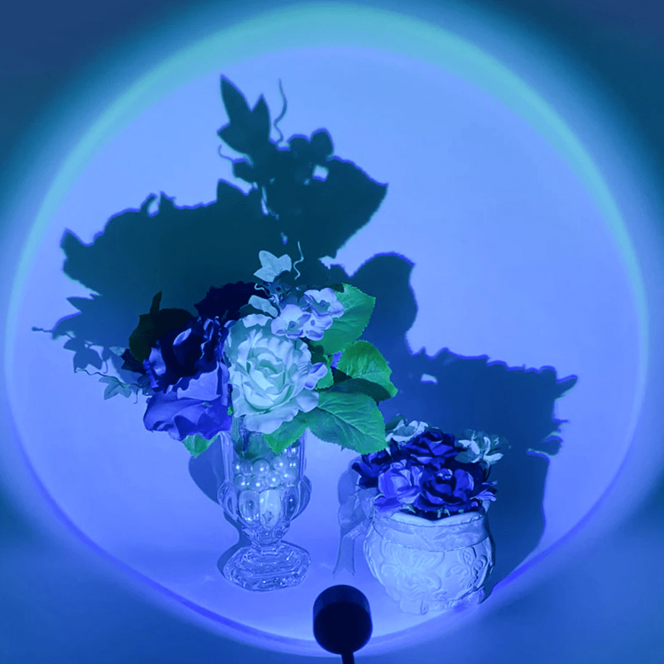 Färgförändrande solnedgångslampa USB-driven