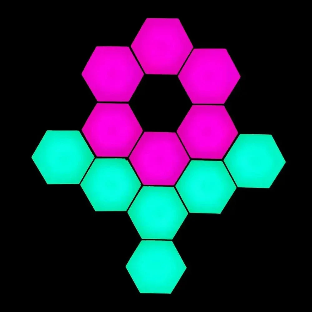 Anpassningsbara LED Hexagon Vägglampor