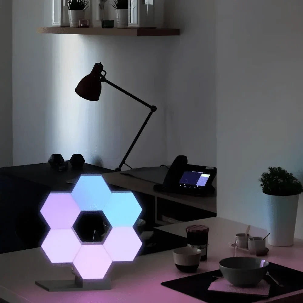 Anpassningsbara LED Hexagon Vägglampor