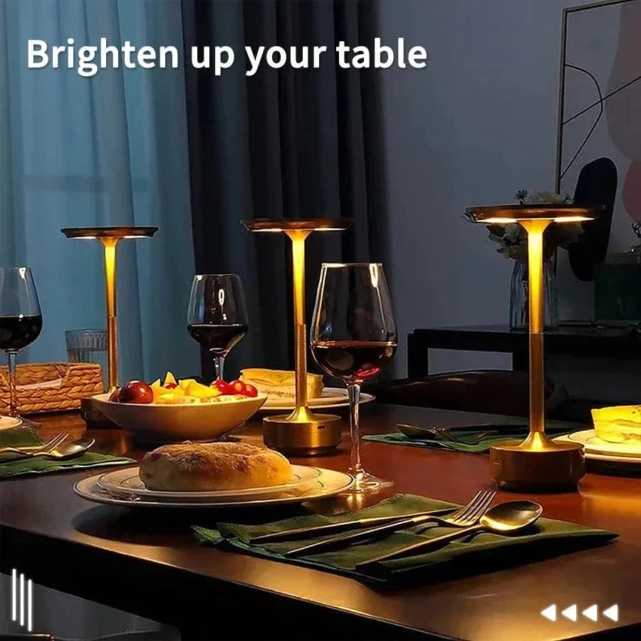 Dimbara Touch Control Uppladdningsbar Bordslampa