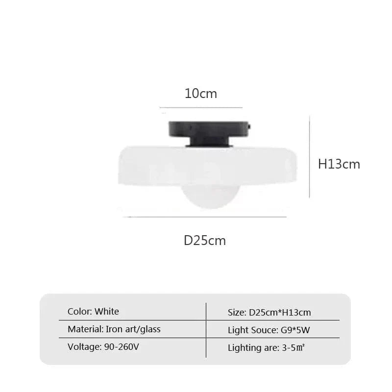 Glas Tak- och Vägglampor