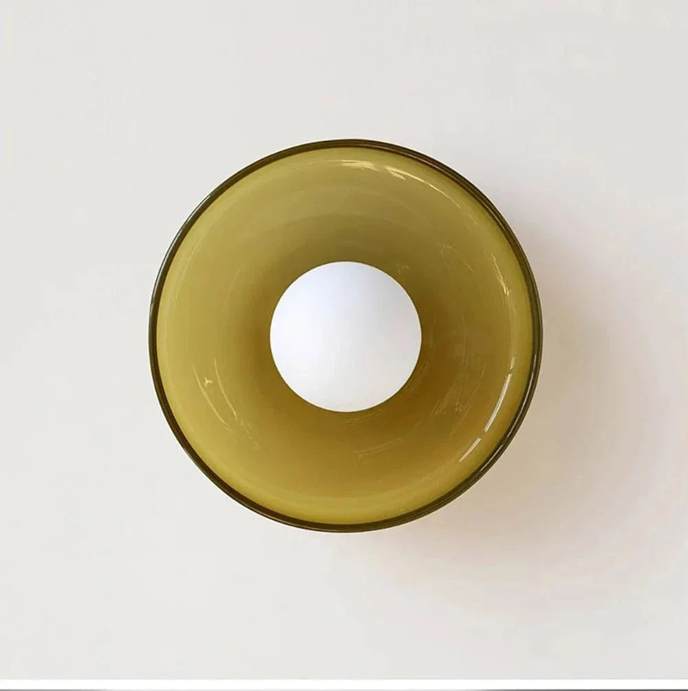 Glas Tak- och Vägglampor