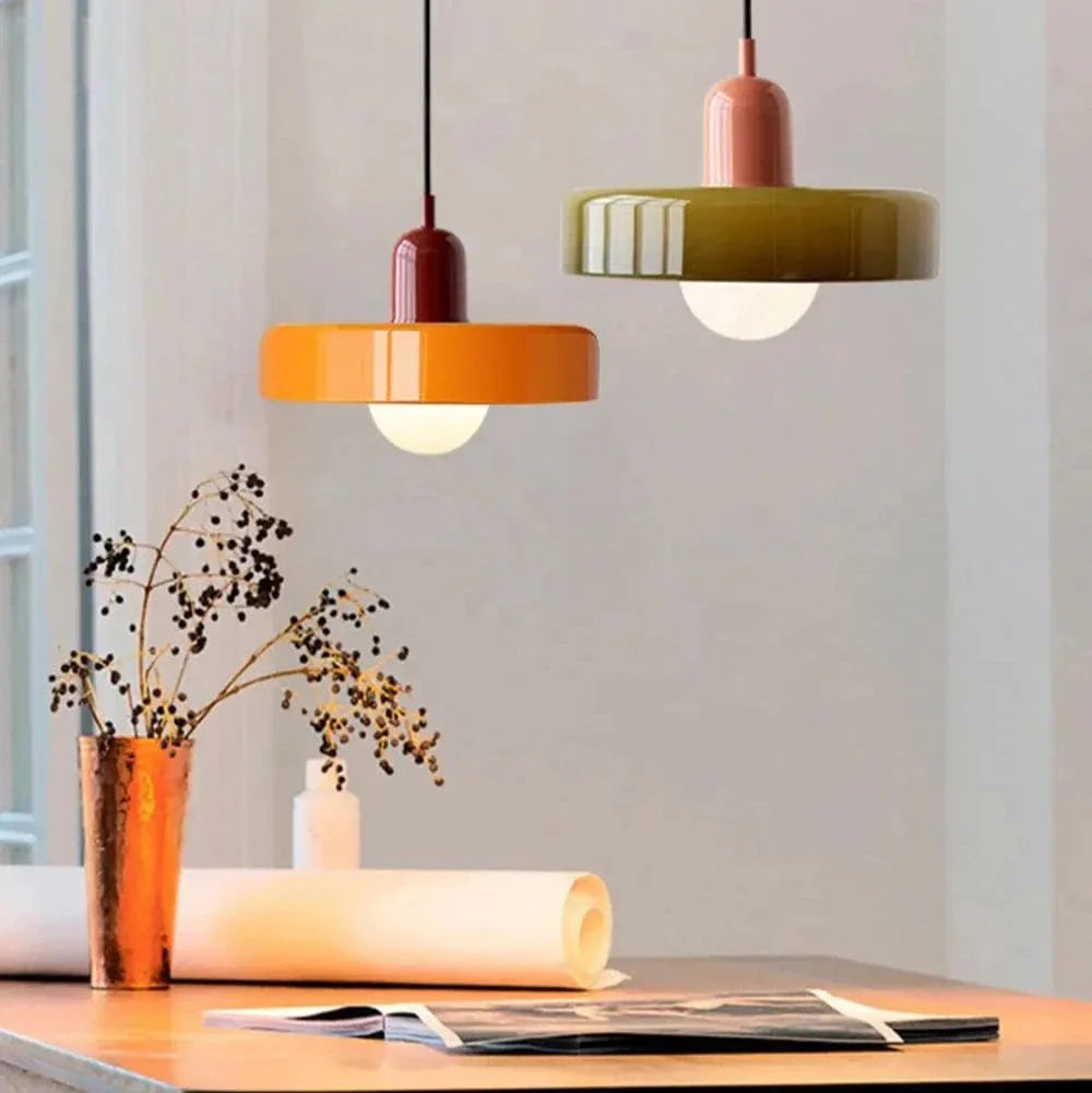 Glas Kandelaber Hängande Lampa