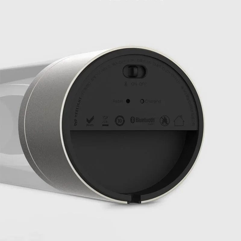 Glasrörsdesign uppladdningsbar bordslampa