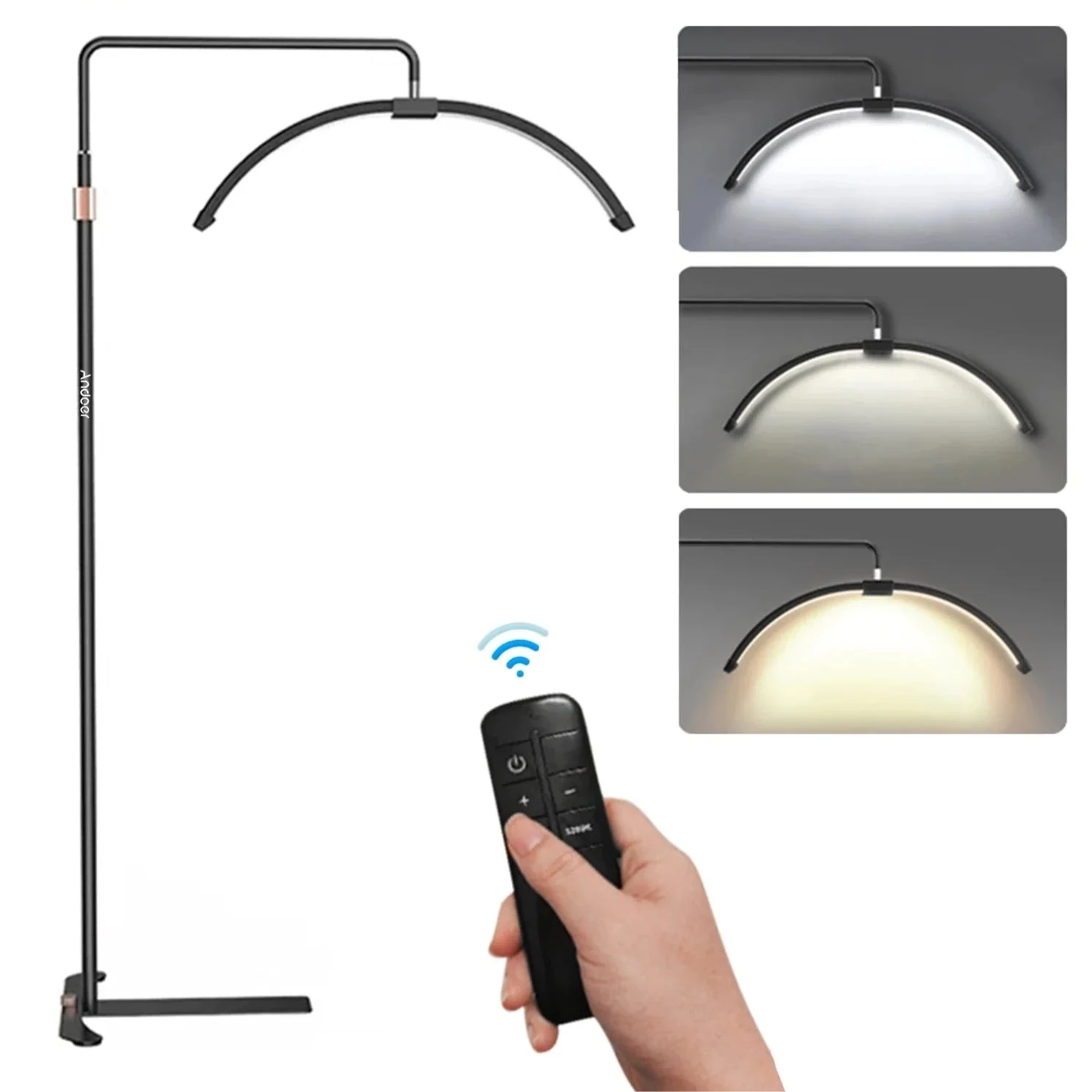 Halvmåne LED Golvlampa