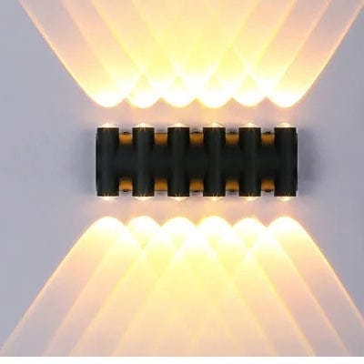 IP68 Vattentät LED Utomhusvägglampa – Hållbar Aluminium Utomhusvägglampa för Trädgård och Veranda, Mångsidiga Storleksalternativ