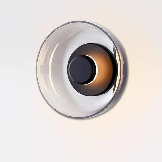 LED Vägglampa Med Glas Skärm - Modern Design - Varm Vit Ljus - Järn Konstruktion - Inomhus Vägglampor - Dekorativa Väggfästen