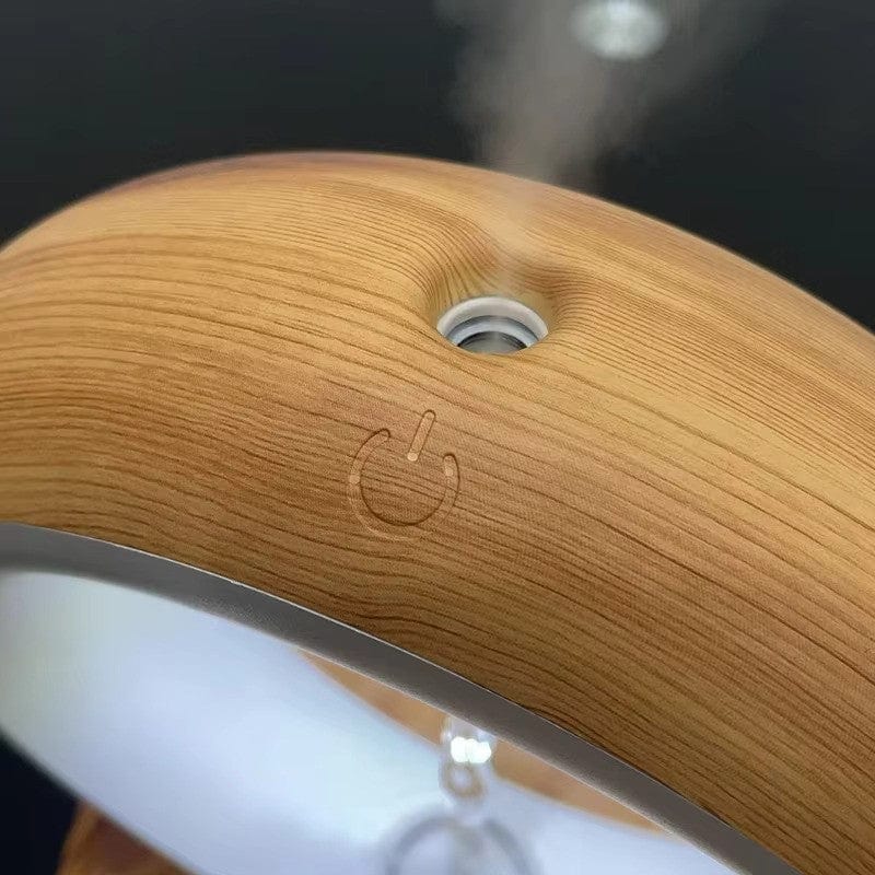 Svävande vattendroppe ultrasonisk luftfuktare med LED-belysning