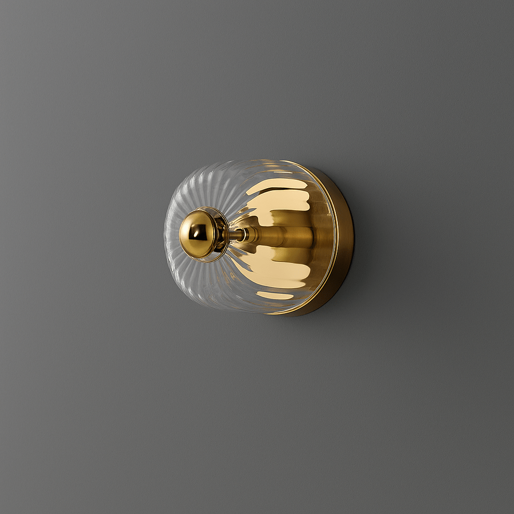 Modern Bauhaus Glass Wall Lamp