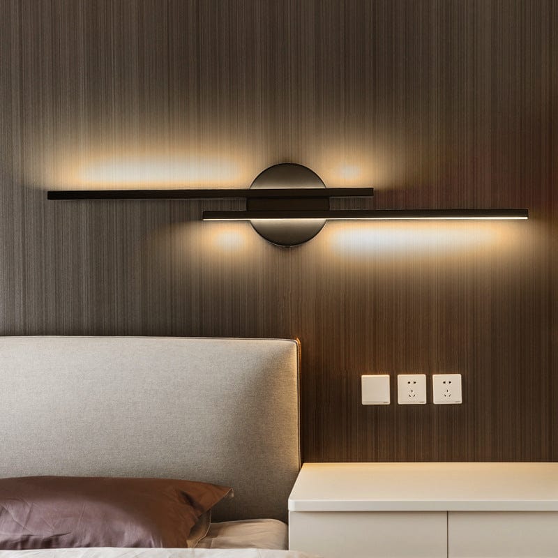 Modern minimalist dual-line LED vägglampa