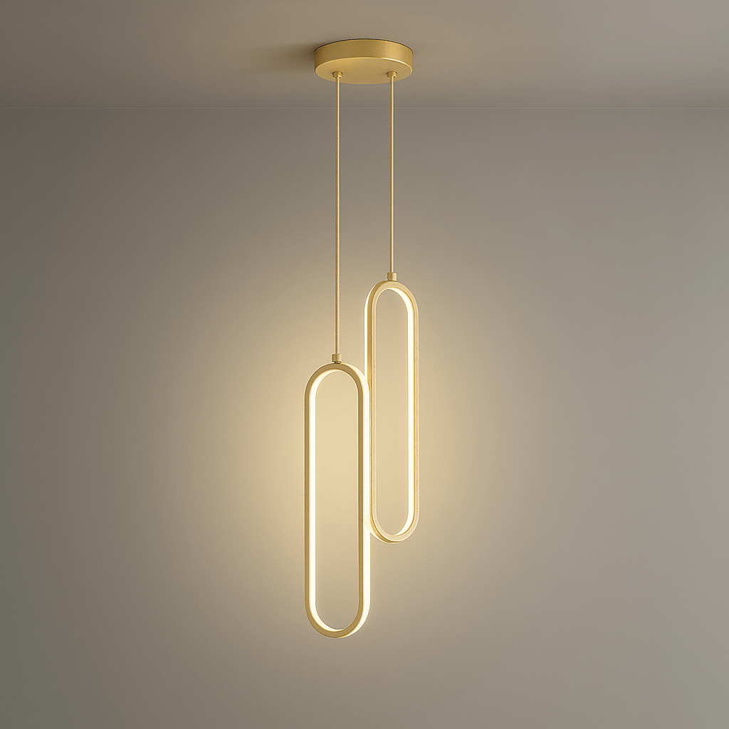 Modern LED Pendellampa - Enkel eller Dubbel Huva