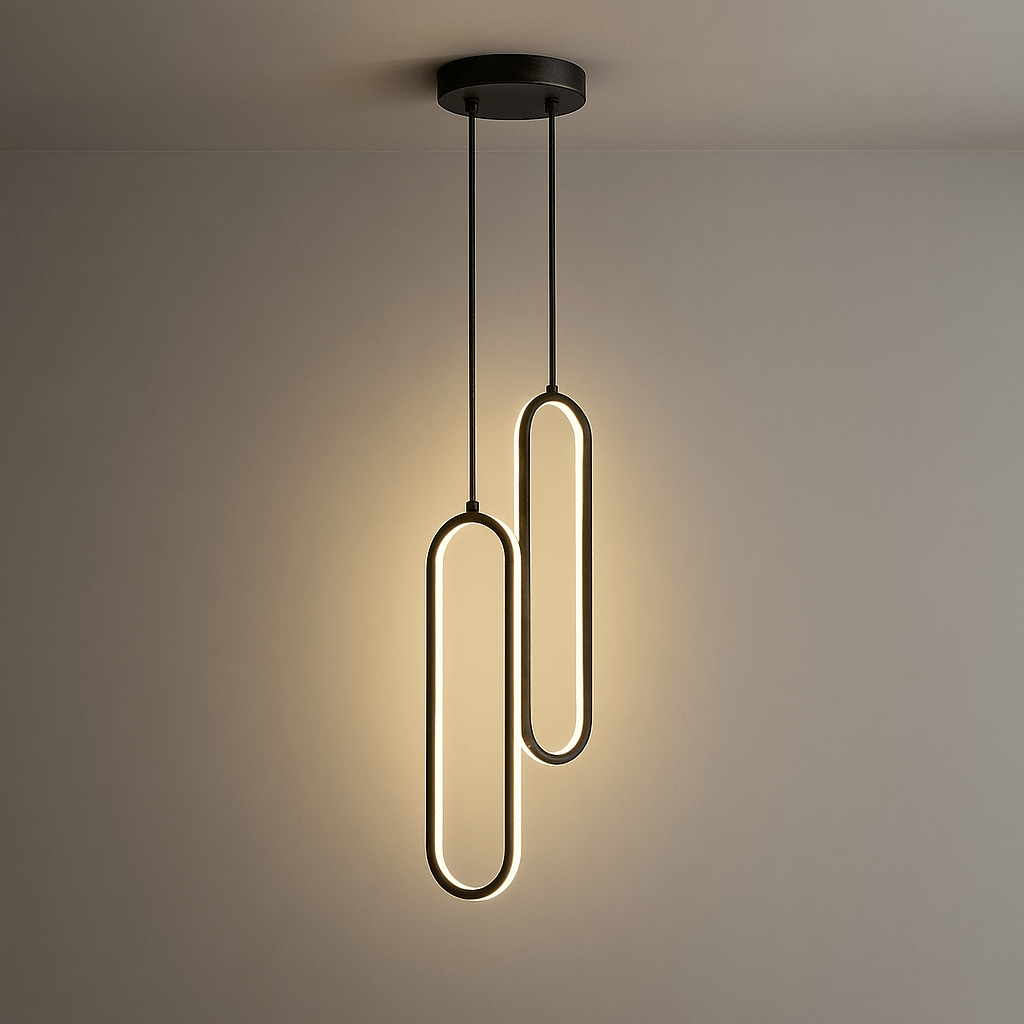 Modern LED Pendellampa - Enkel eller Dubbel Huva