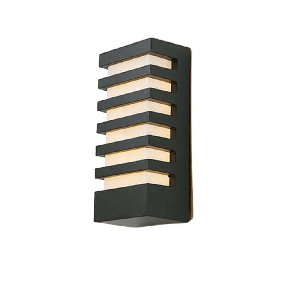 Modern vattentät LED utomhusvägglampa – 12W aluminium sconce för veranda och trädgård, energieffektiva utomhusvägglampor