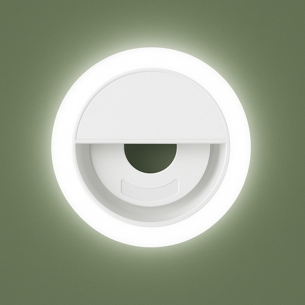 Telefonringljus för selfies och videokonferenser