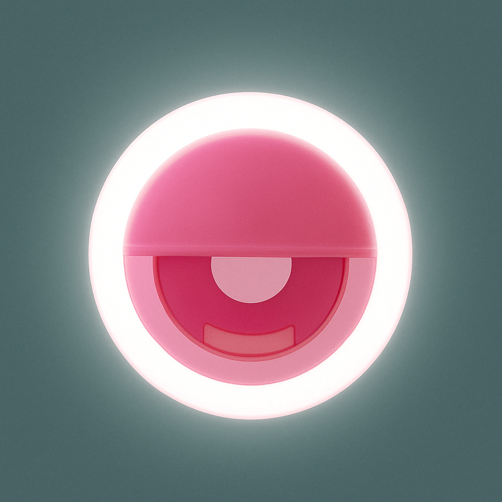 Telefonringljus för selfies och videokonferenser