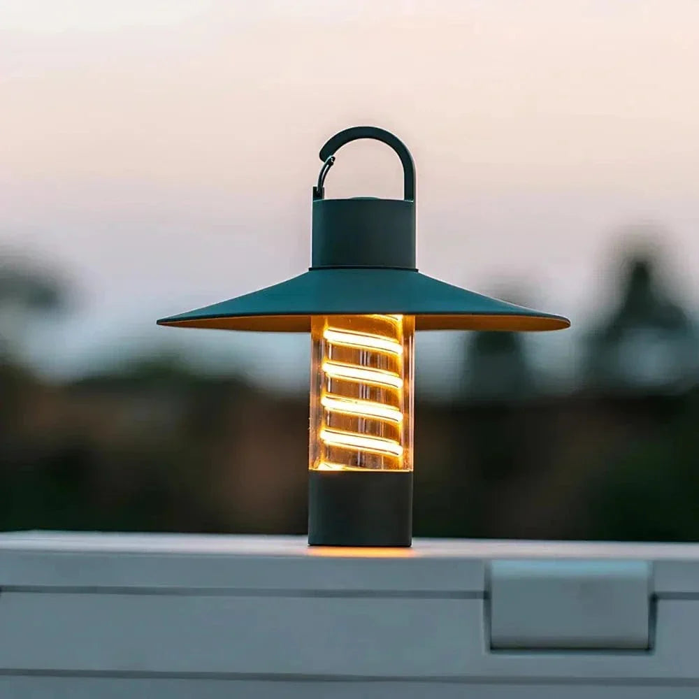 Justerbart stativ uppladdningsbar campinglampa