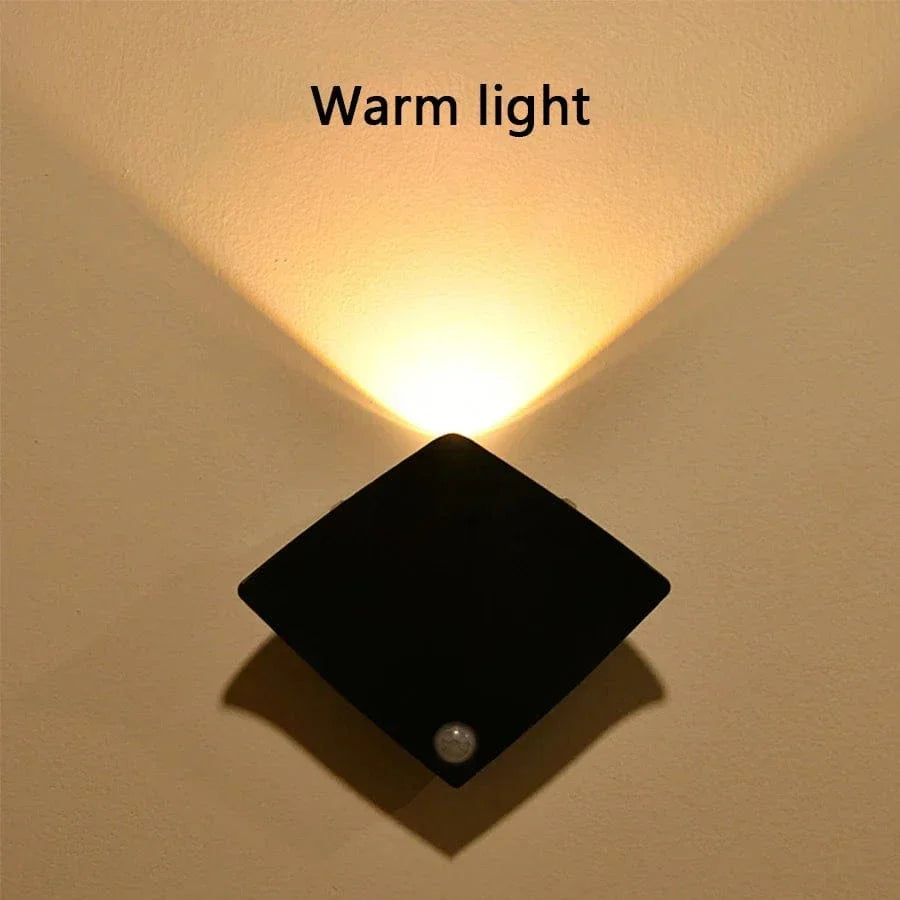 Uppladdningsbar LED rörelsesensor nattlampa