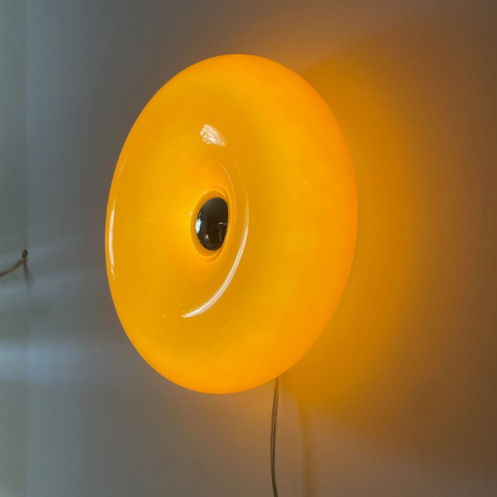 Stilren Bauhaus Donut Vägglampa & Bordslampa Combo
