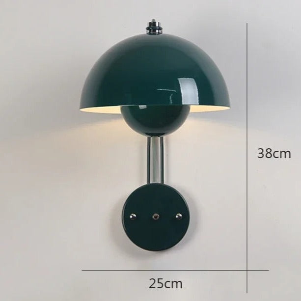 NightBud - Modern vägglampa med svampdesign