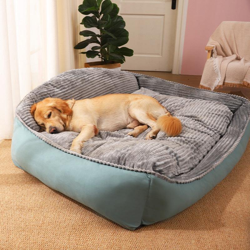 Pawelux All-Season Hypoallergenic Thick Dog Bed - Mjuk, Varm & Maskintvättbar