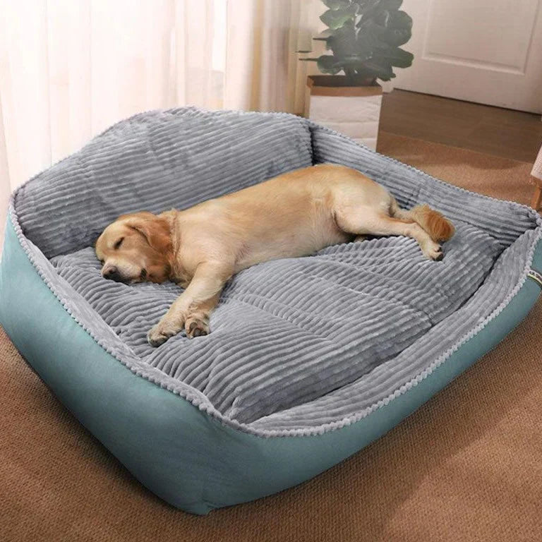 Pawelux All-Season Hypoallergenic Thick Dog Bed - Mjuk, Varm & Maskintvättbar