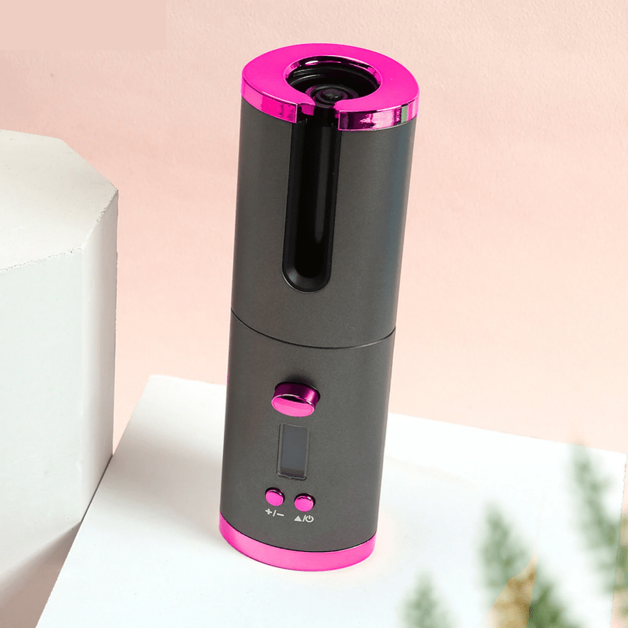 Trådlös hårstyler - bärbar locktång för långvariga lockar