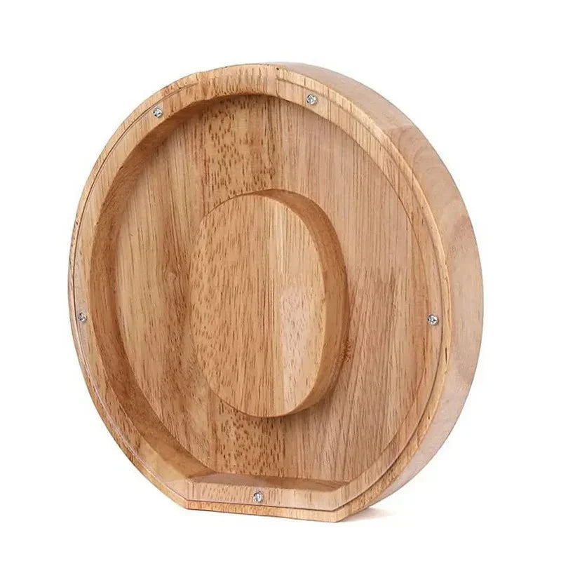 Trä Bokstavsbokstäver Initial Spargris Personlig Inredning