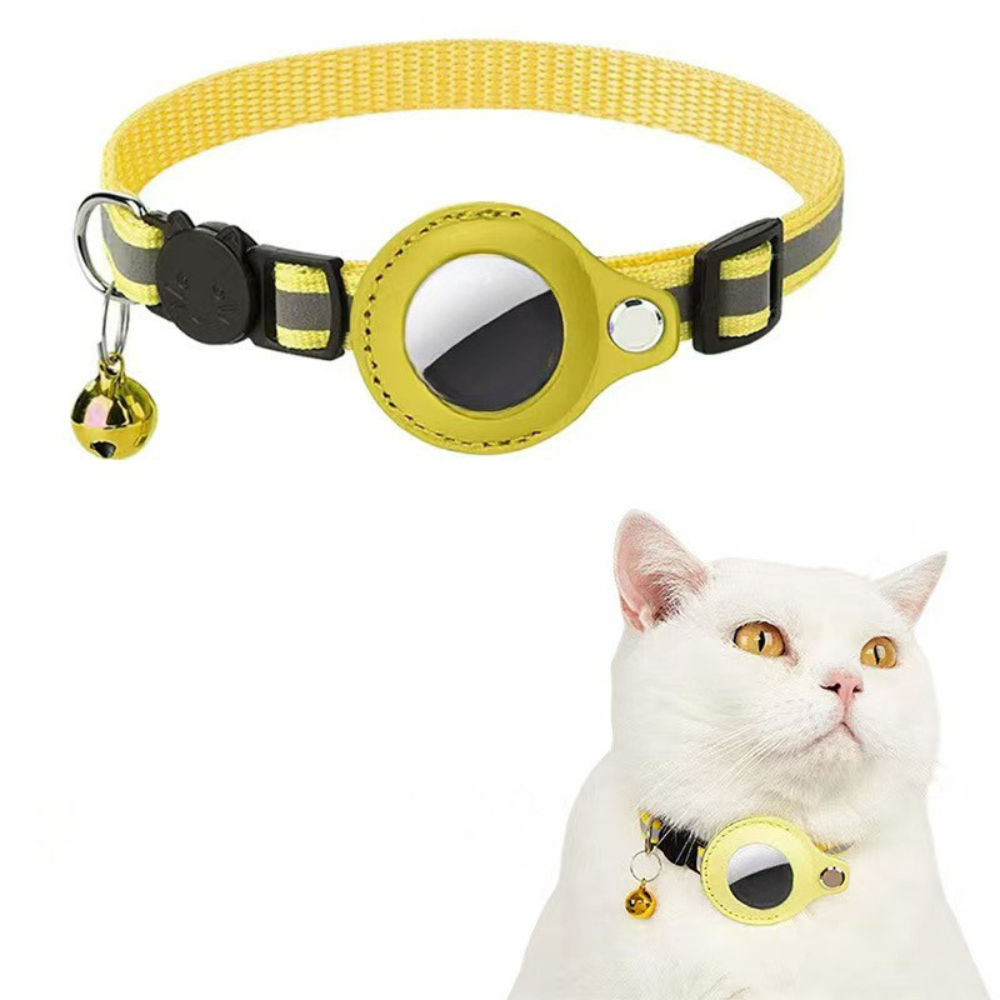 Katt Halsband Nylon Reflekterande GPS Tracker Rem