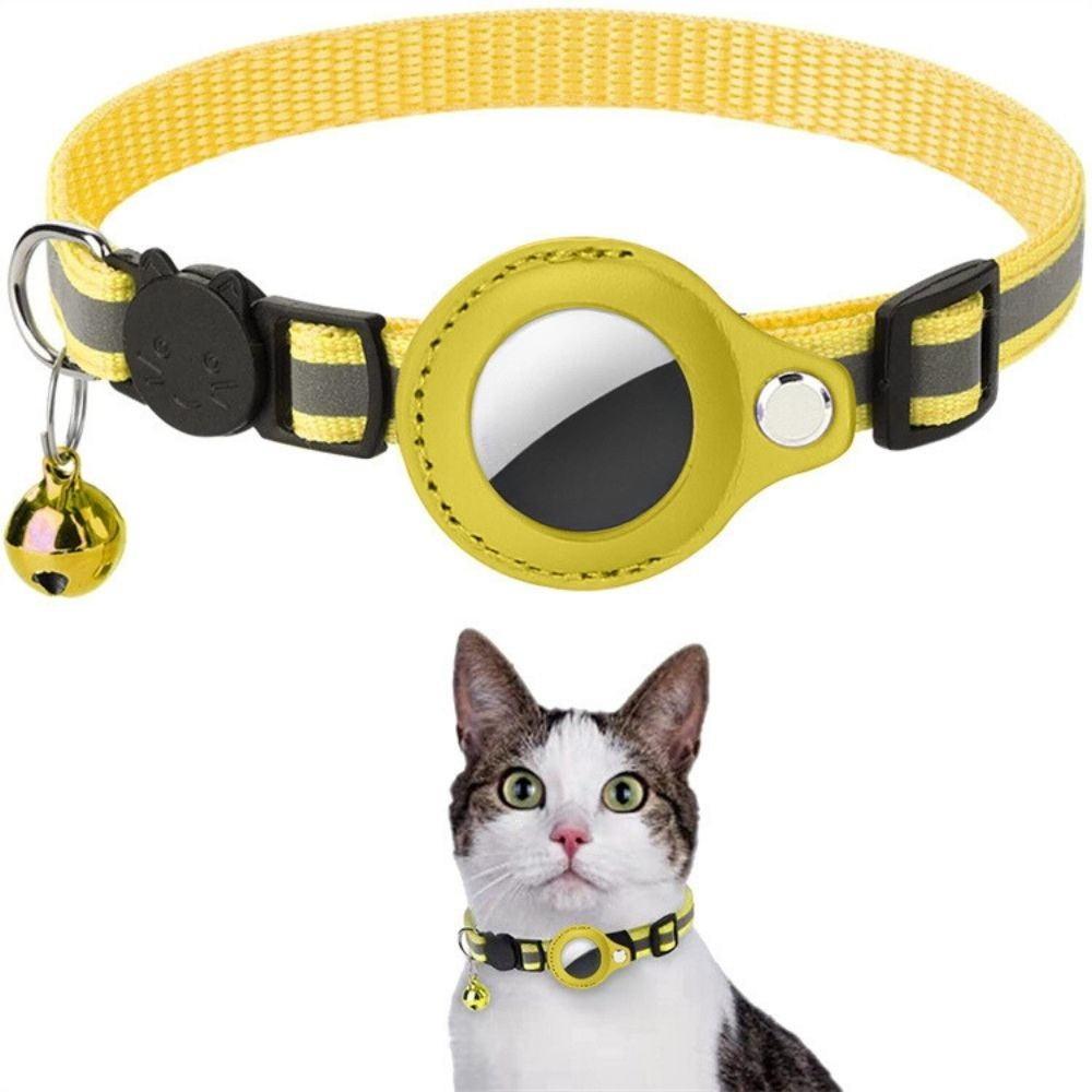 Katt Halsband Nylon Reflekterande GPS Tracker Rem