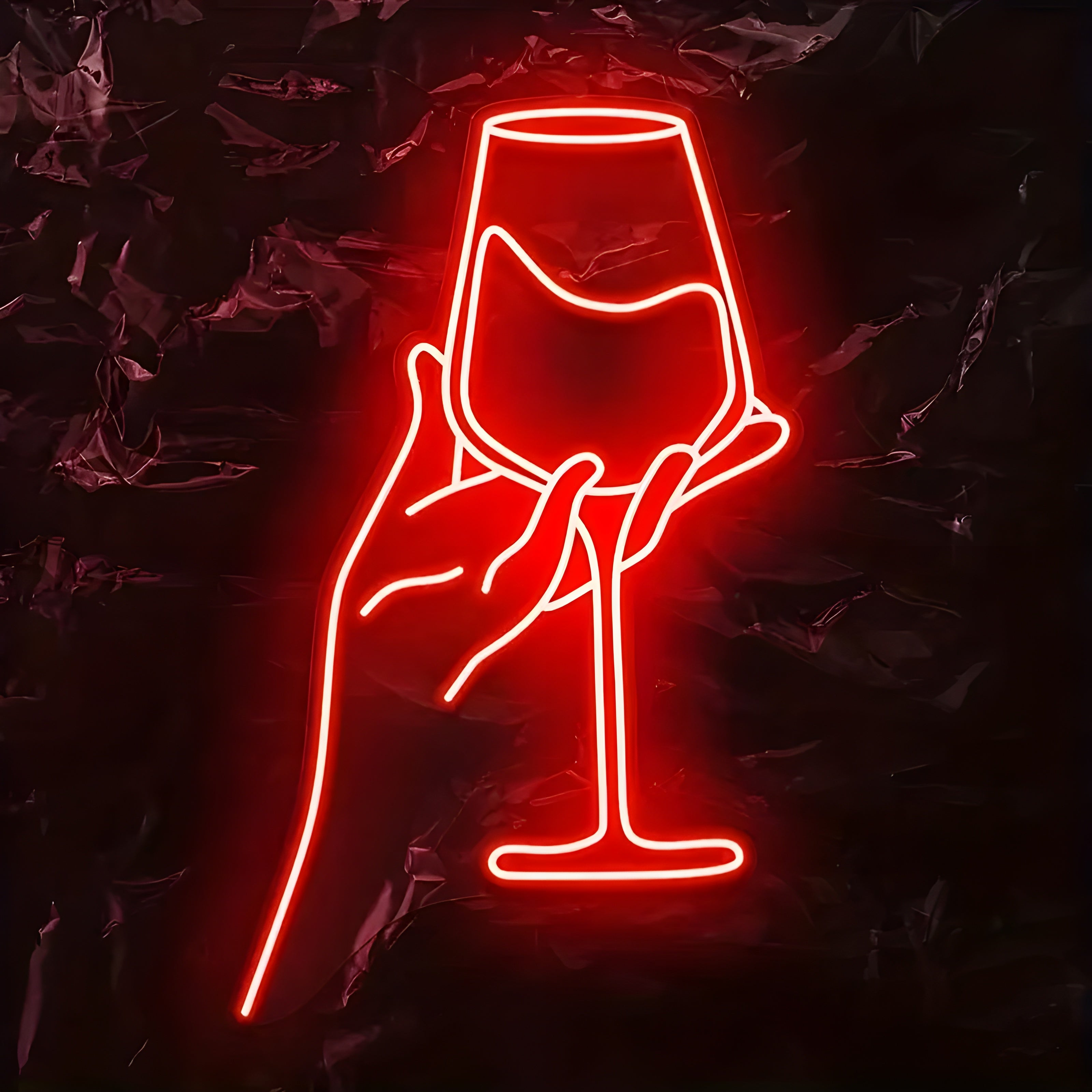 ToastBright Light – Prost! Vin Glas Neon LED Ljus