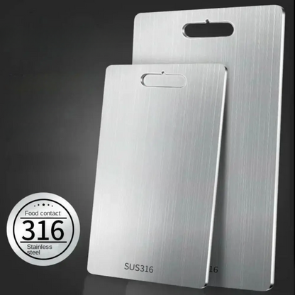 Royallure Titanium Förbättrad Skärbräda - Hållbar, Dubbel-Sidig, Livsmedelsklassad Säker Skäryta för Kök och Utomhusbruk