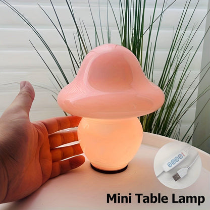 MushroomDream Lamp - Dekorativ Mini-Svamp-Atmosfär-Glaslampe