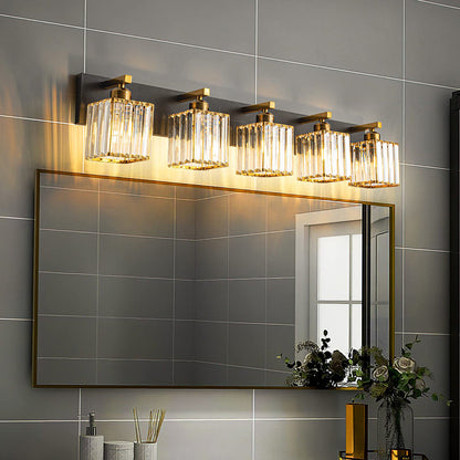 Kirsten Design LED Vägglampa Tvålampad Kristall Badrum