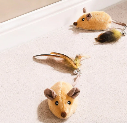 Kattjänst Interaktiv Plyschmus med Svans