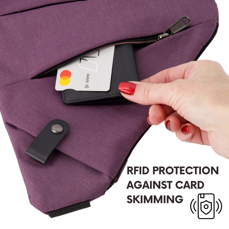 Unisex Anti-Theft Crossbody Bag