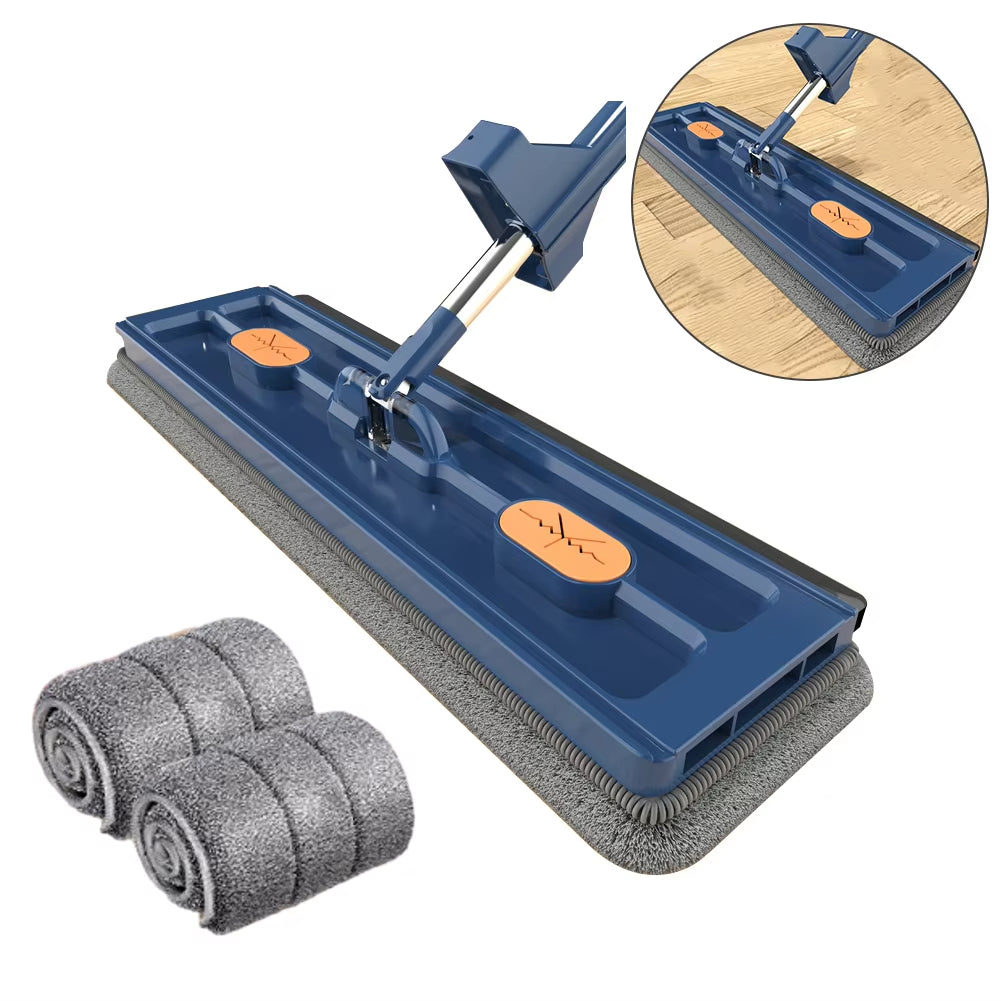 Hands-Free Mikrofiber Platt Mopp