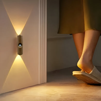 LED-nattljus med rörelsesensor (6-pack) - Dimmbar &amp; RGB | USB-laddning, 3 ljusfärger, Perfekt för hall, trappa &amp; vardagsrum