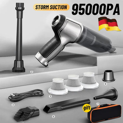 Sladdlös handhållen dammsugare för hemmet och bilen