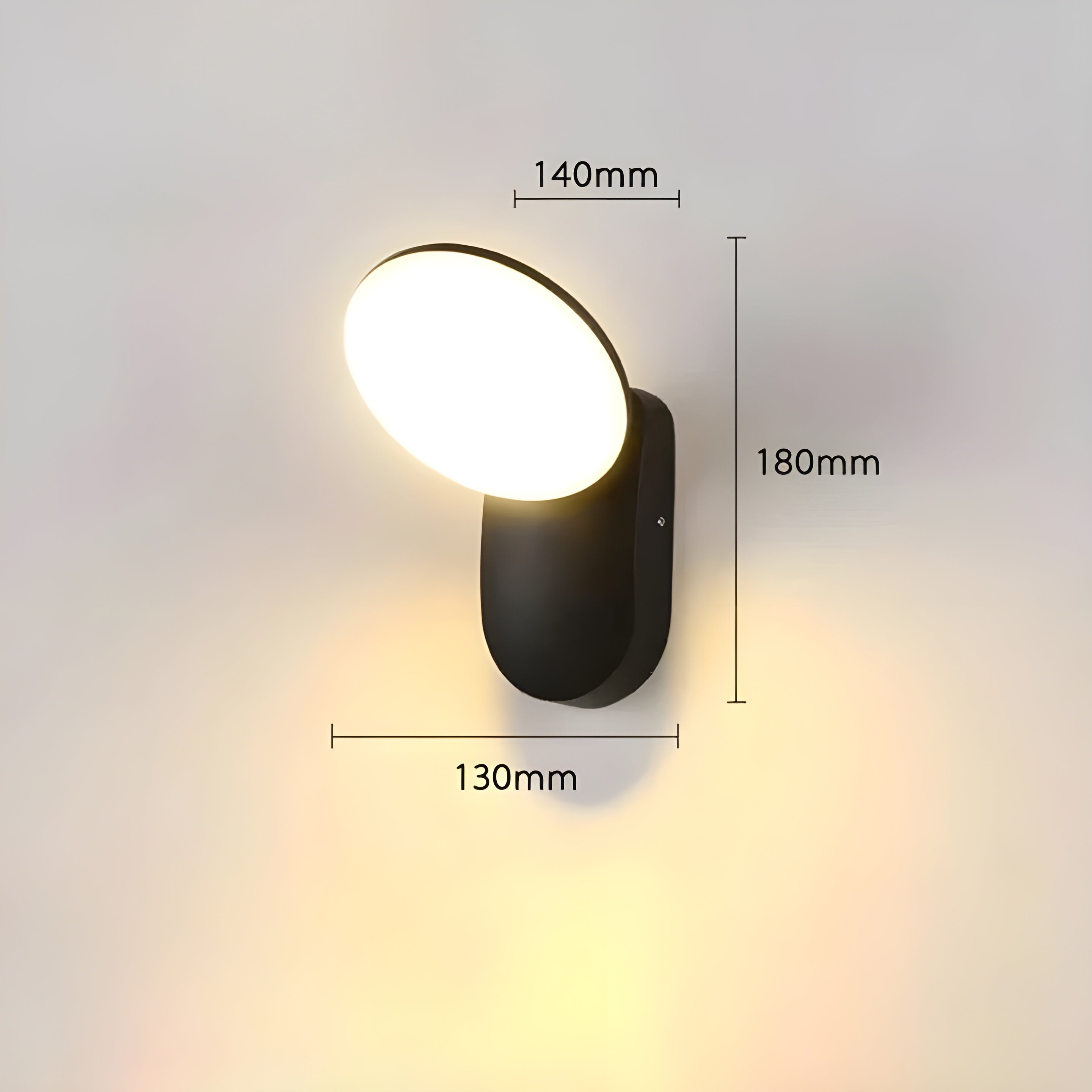 RadiantBeam Ljus - Vattentät Rörelsesensor LED Vägglampa