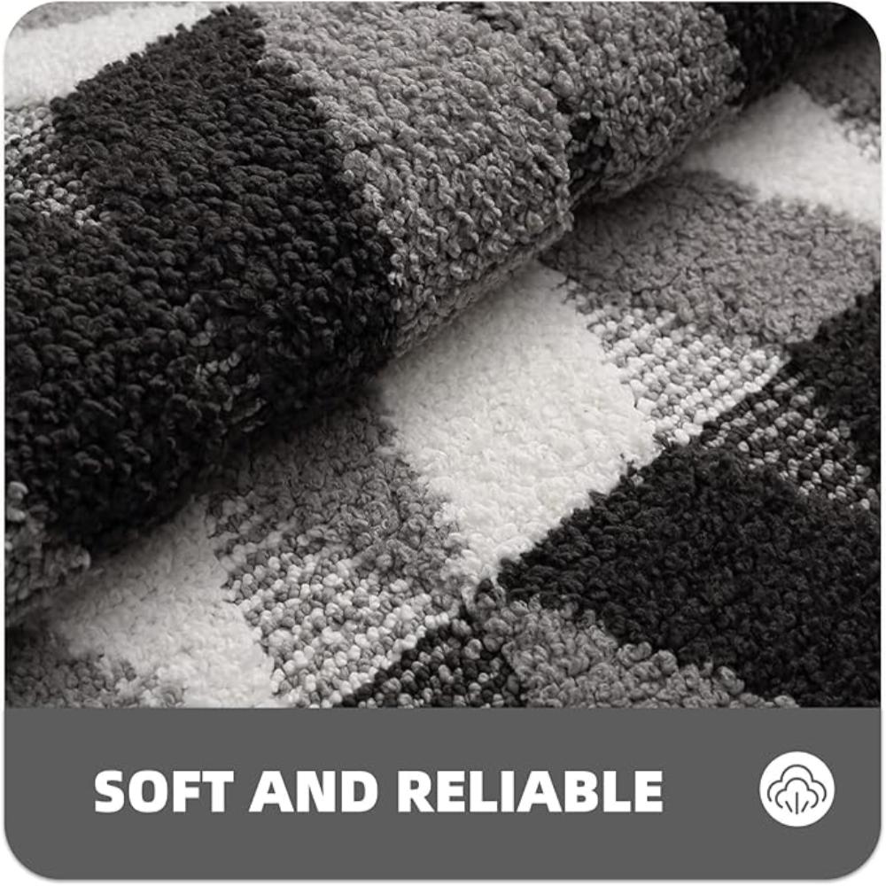 Mjuk Mikrofiber Halkfri Geometrisk Matta