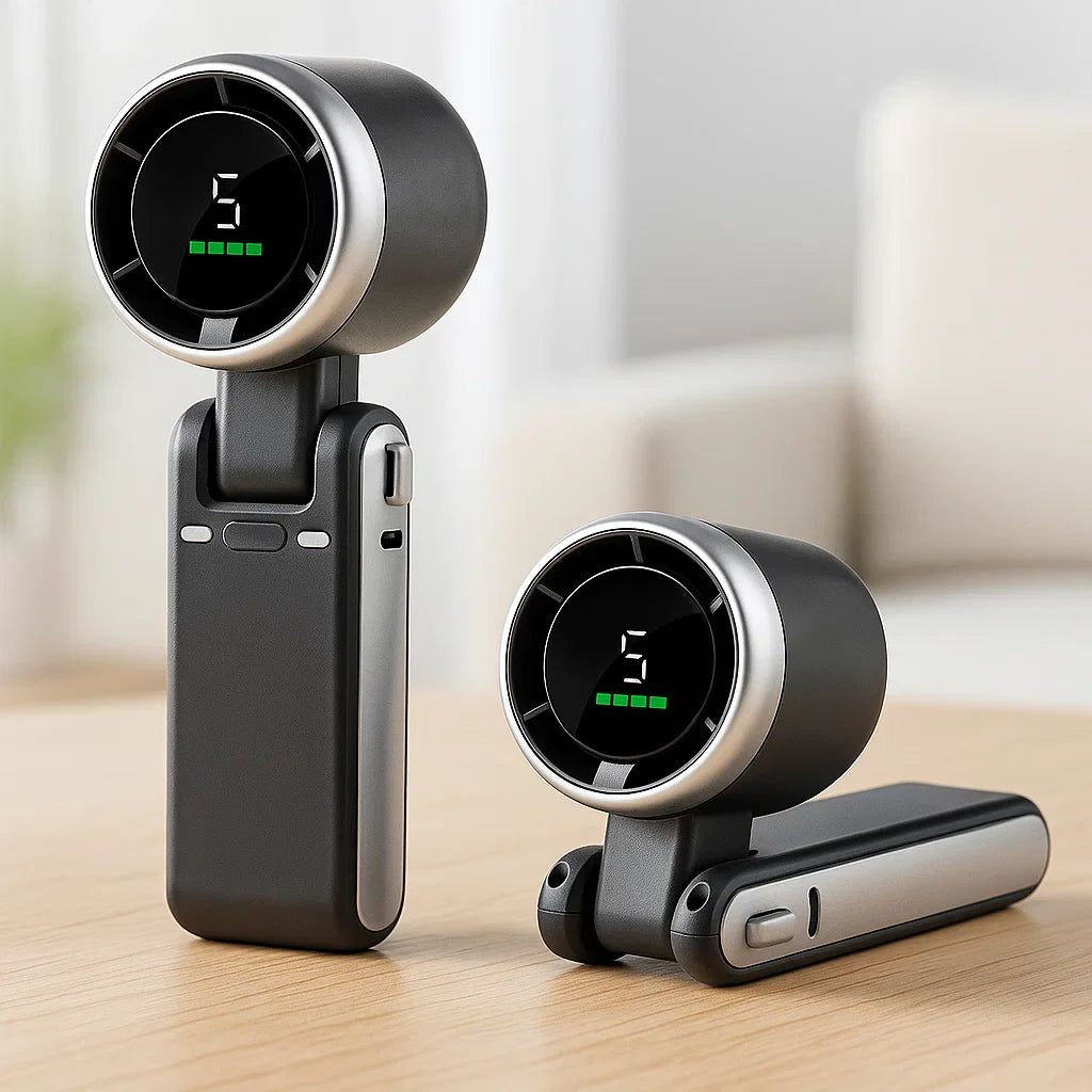 Uppladdningsbar Bärbar Handhållen Fläkt för Resa