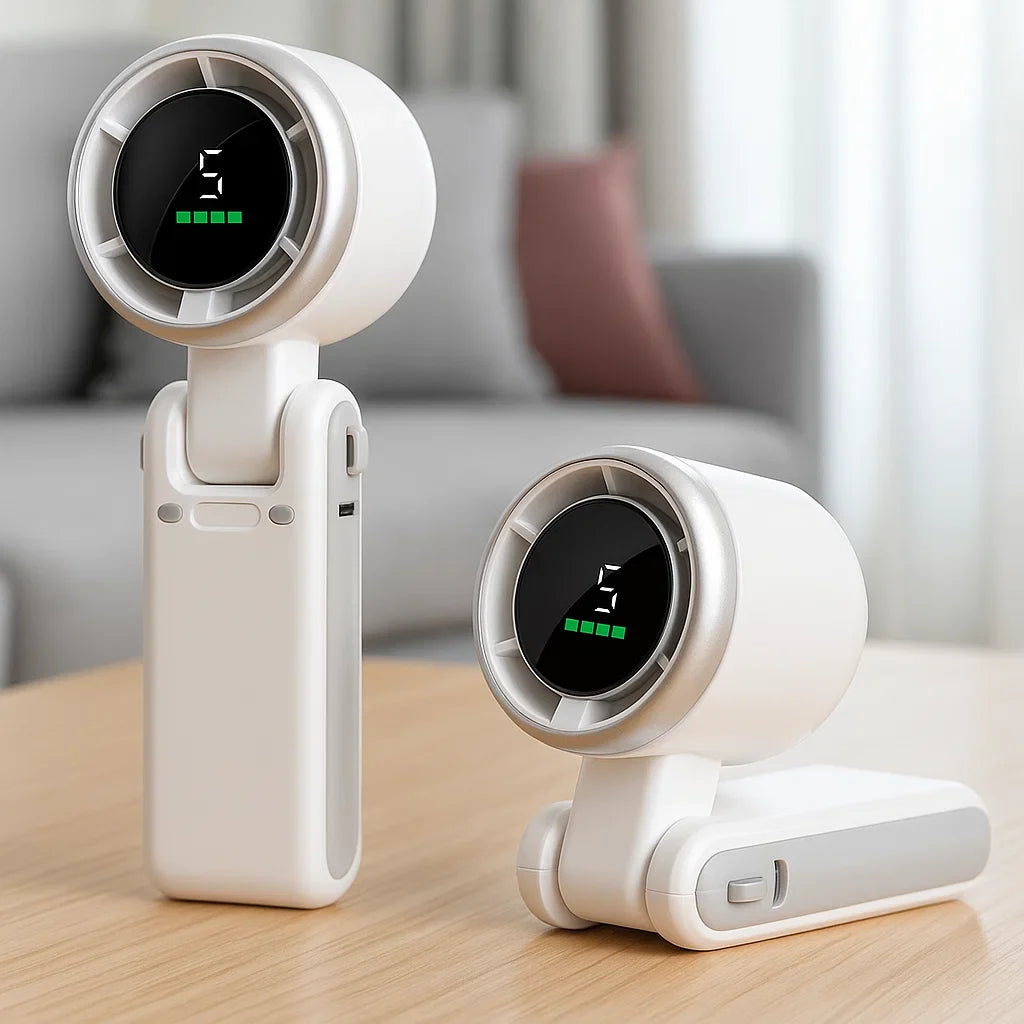 Uppladdningsbar Bärbar Handhållen Fläkt för Resa