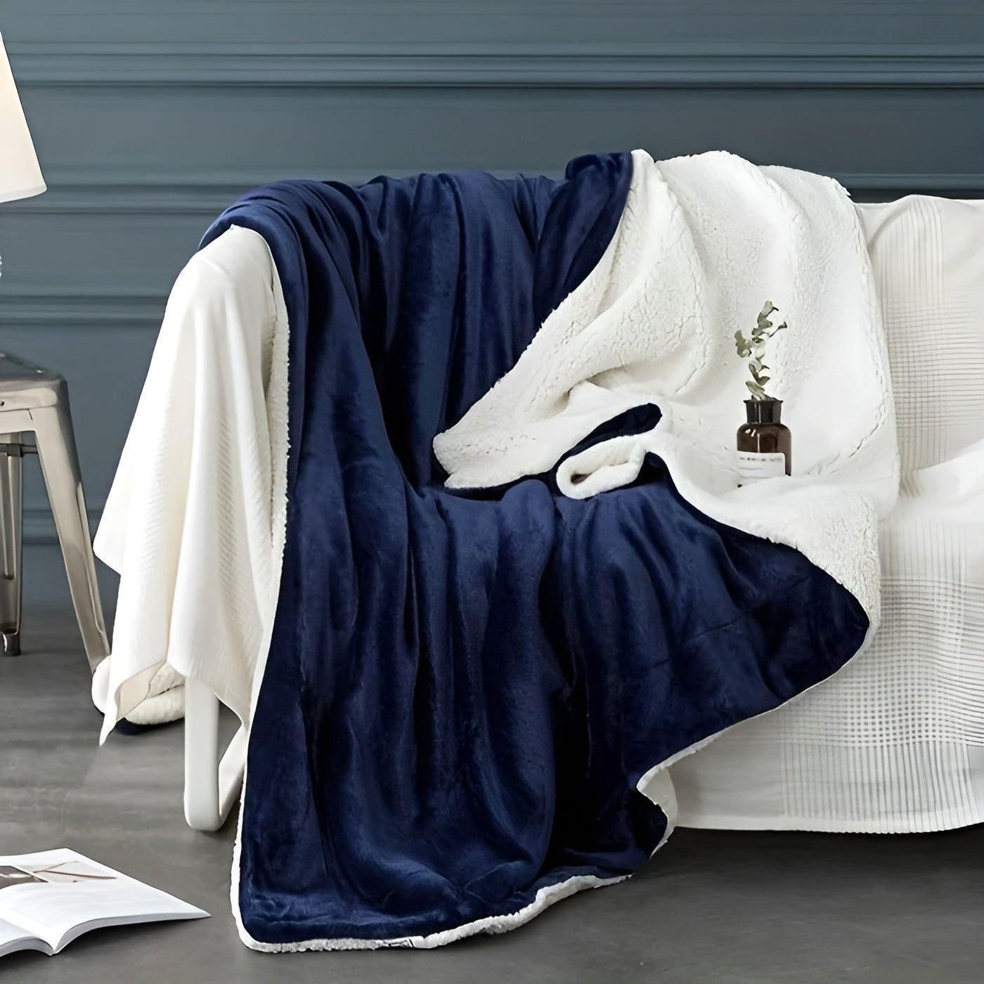 PlushWarm Filt - Mjukt Fleecefilt för Vinter