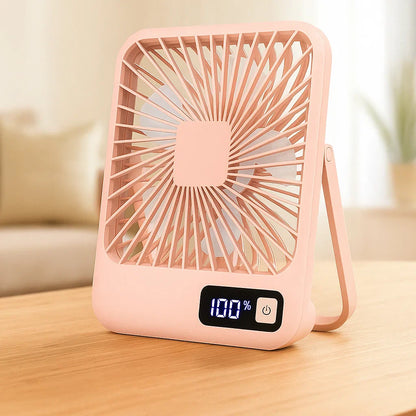 Portabel USB-uppladdningsbar bordsvifte