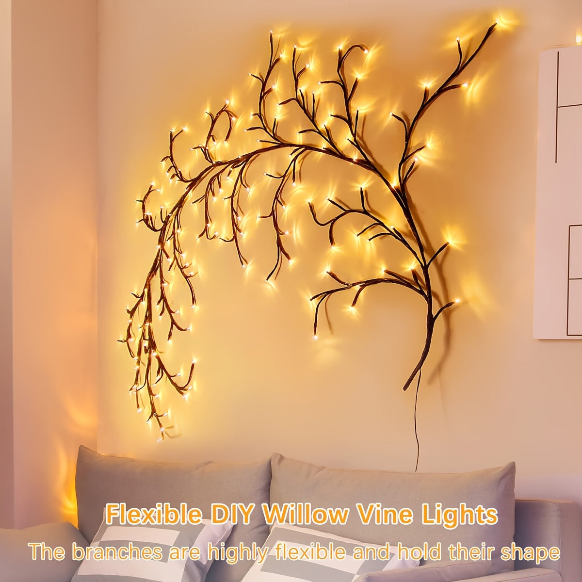 Vägglampor med LED-videokvistsdesign